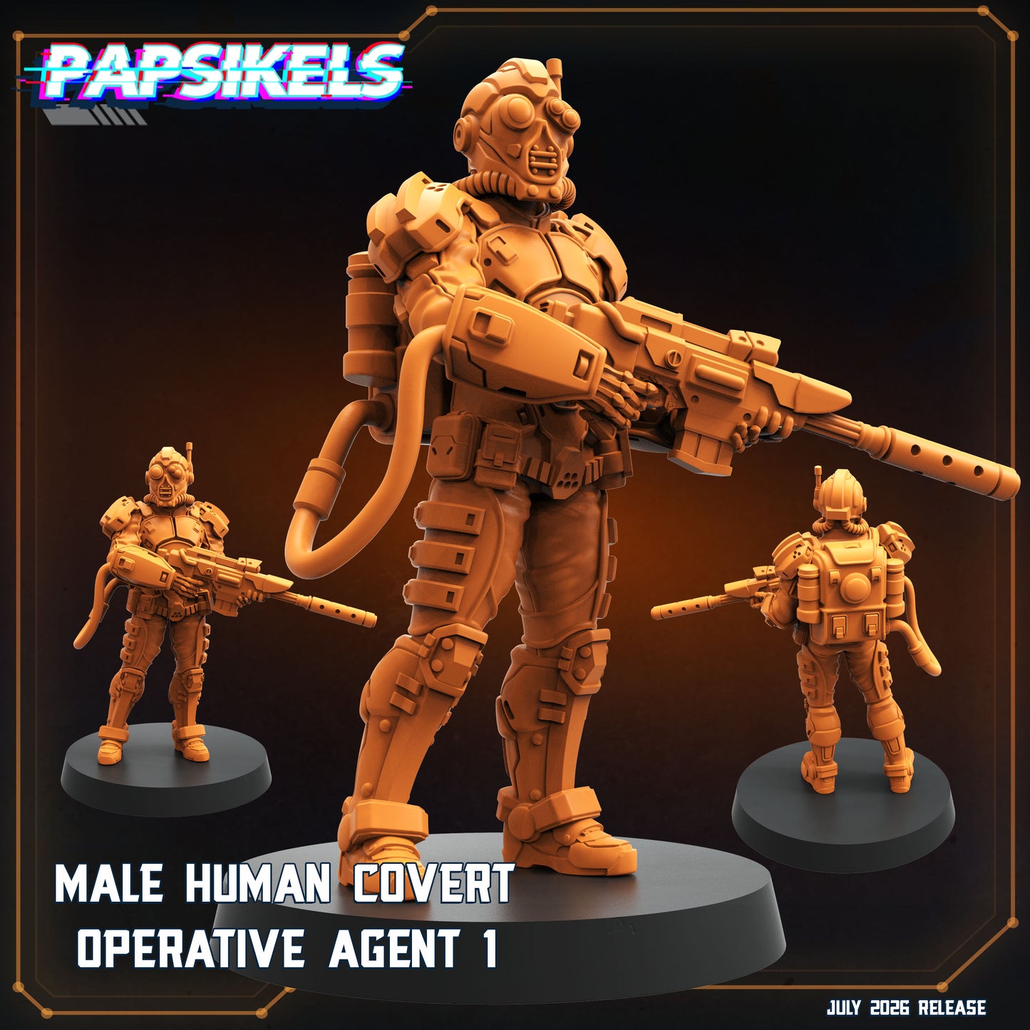 Male Human Covert Operative Agent