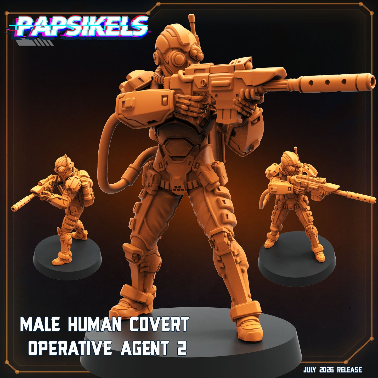 Male Human Covert Operative Agent