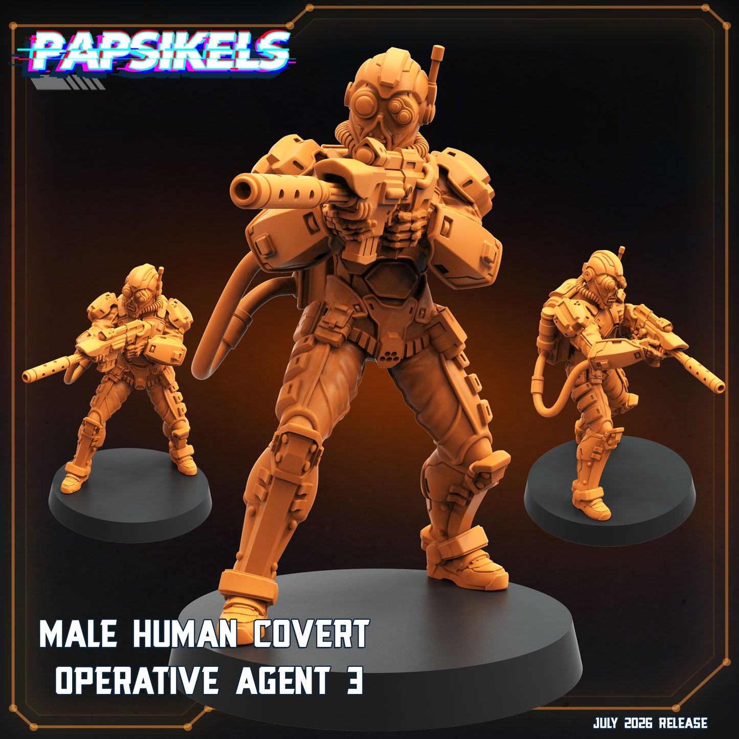Male Human Covert Operative Agent