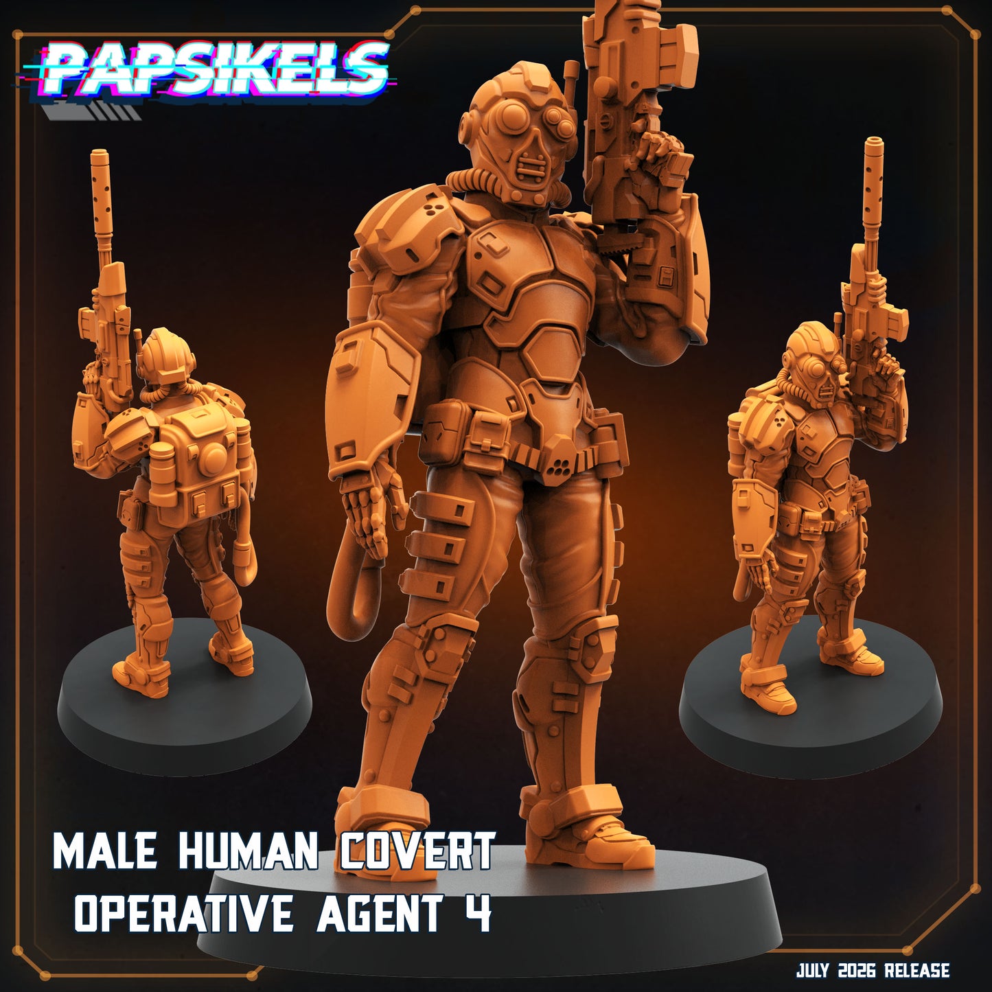 Male Human Covert Operative Agent