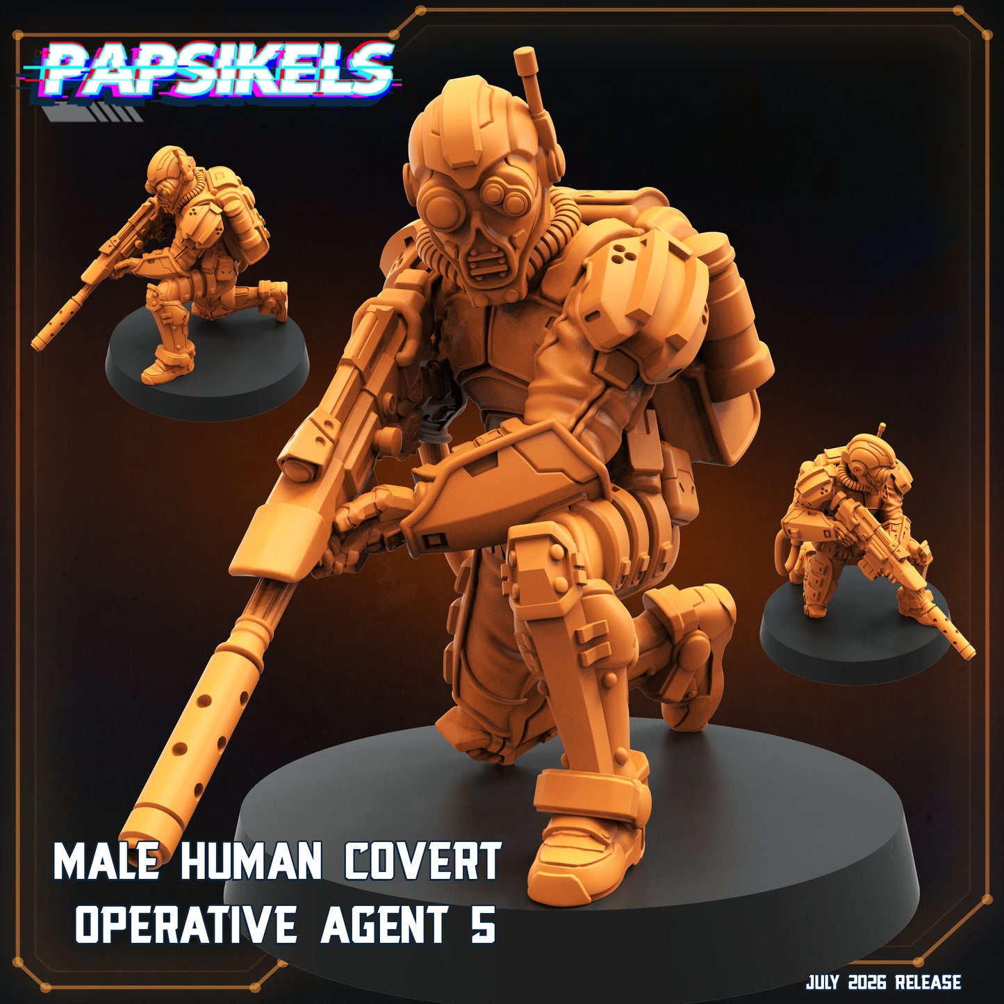 Male Human Covert Operative Agent