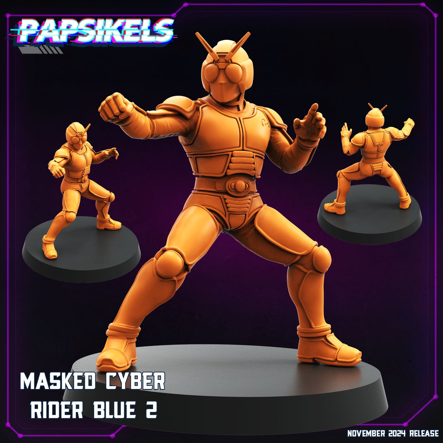 Masked Cyber Rider Blue