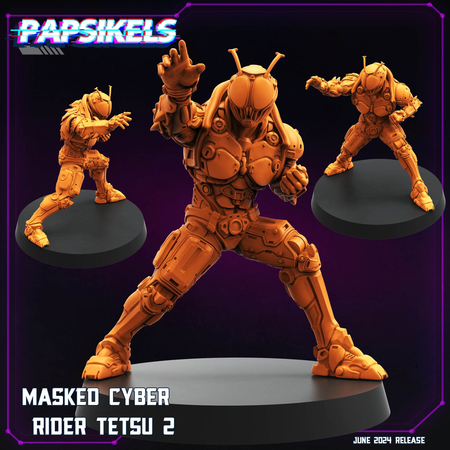 Masked Cyber ​​Tetsu (4 variants)