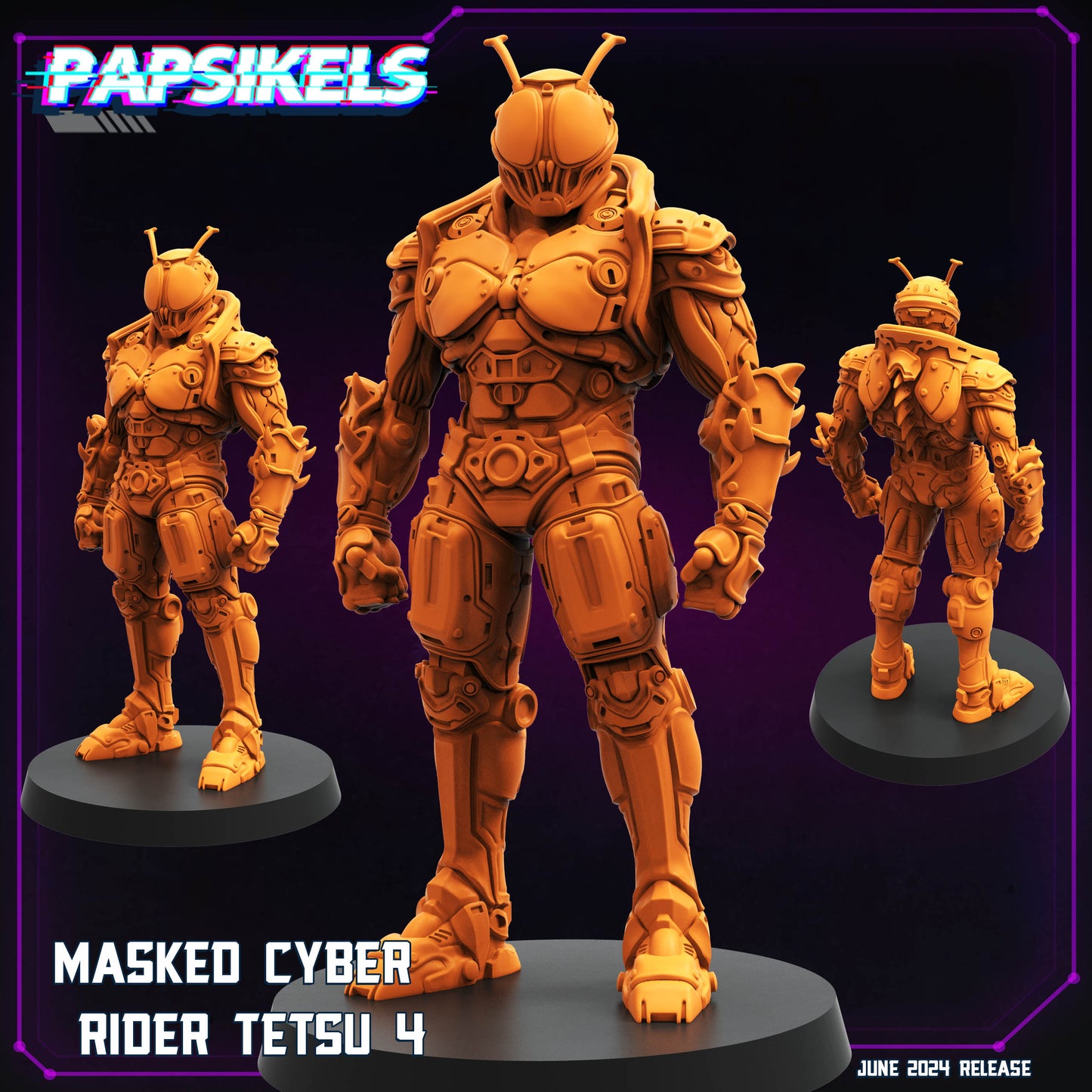 Masked Cyber ​​Tetsu (4 variants)