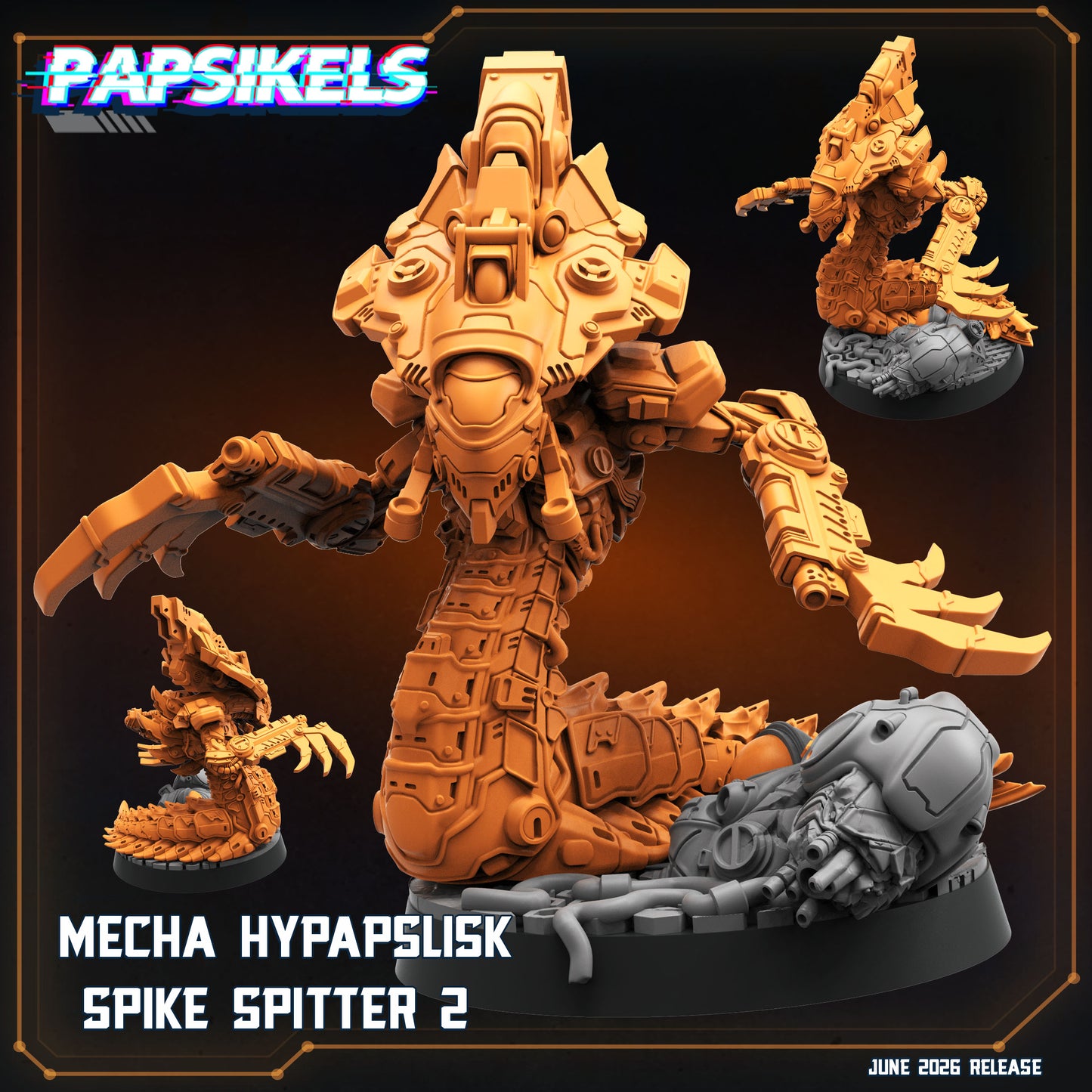 Mecha Hypapslisk Spike Spitters