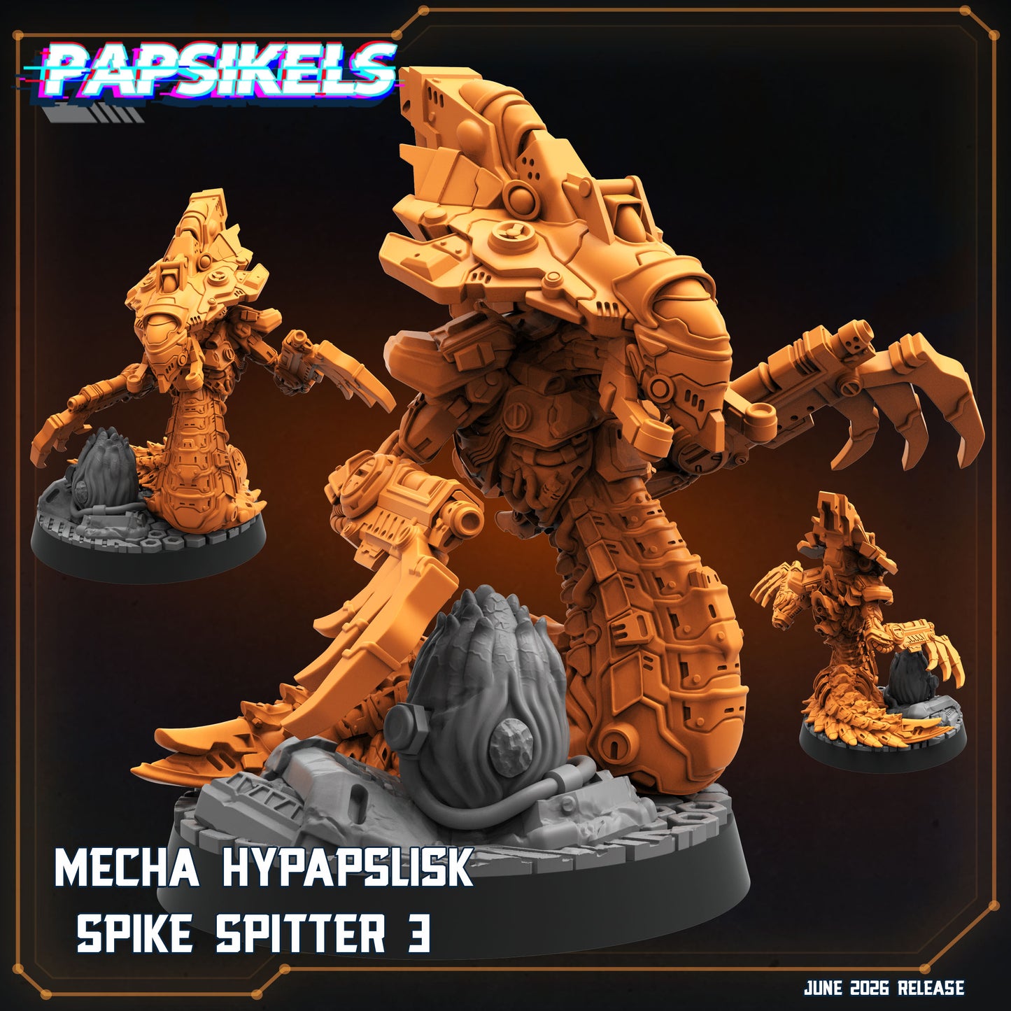 Mecha Hypapslisk Spike Spitters