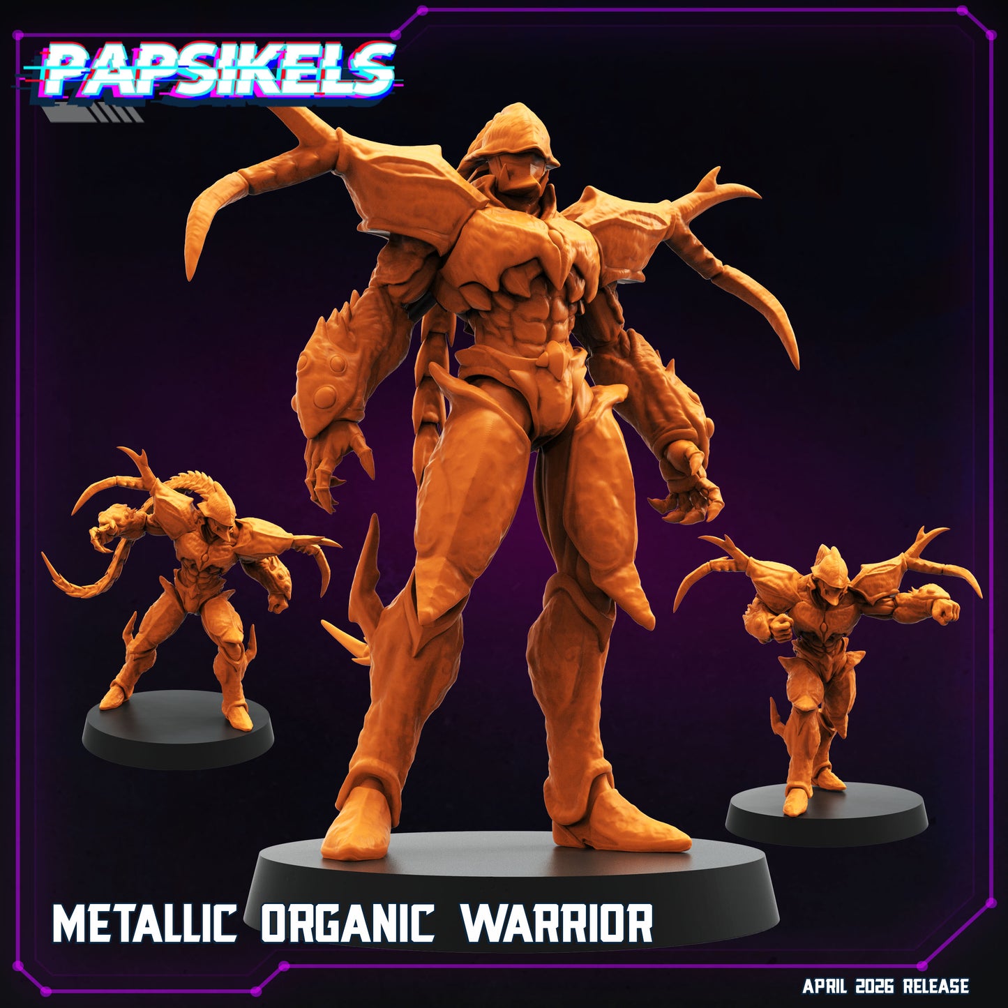 Metallic Organic Warrior (3 modelos)
