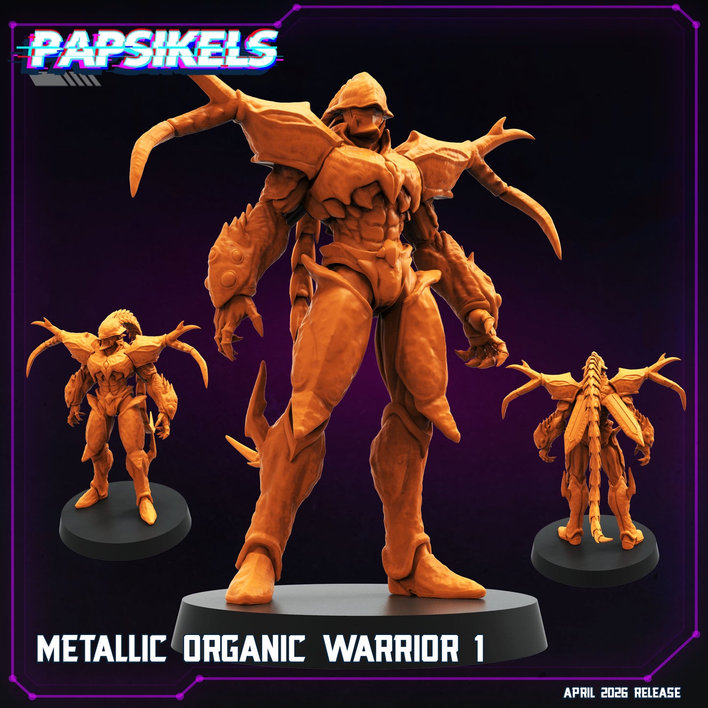 Metallic Organic Warrior (3 modelos)
