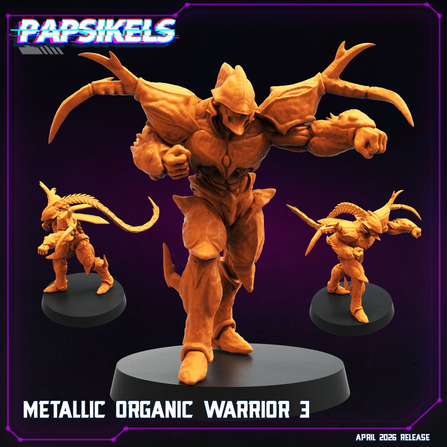 Metallic Organic Warrior (3 modelos)