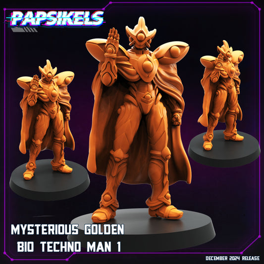 Mysterious Golden Bio Techno Man (3 modelos)