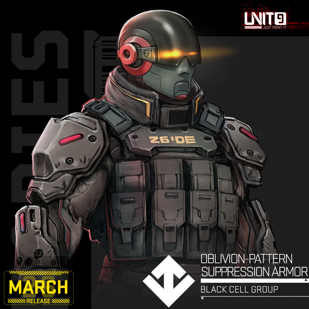 Unterdrückungsrüstung mit Vergessensmuster