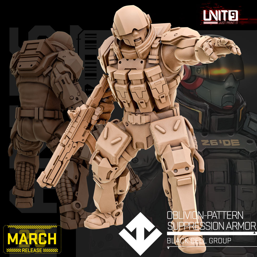 Unterdrückungsrüstung mit Vergessensmuster