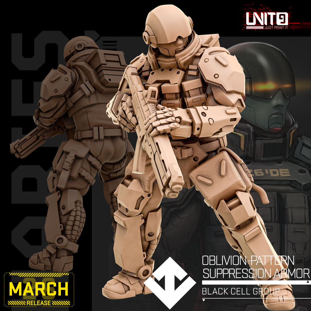 Unterdrückungsrüstung mit Vergessensmuster