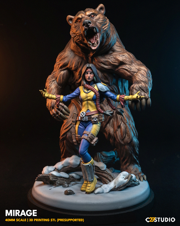 Mirage and Bear FanArt