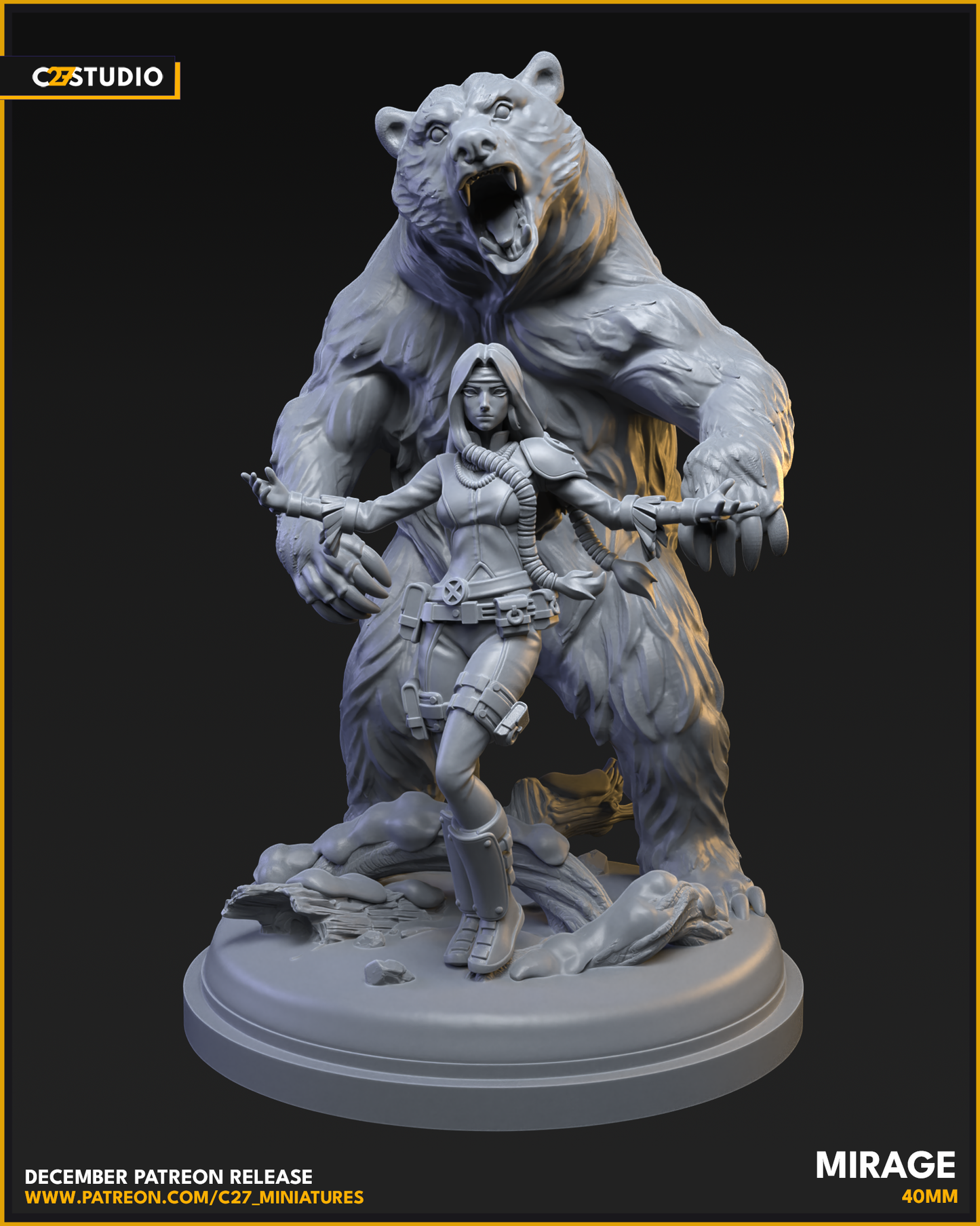 Mirage and Bear FanArt