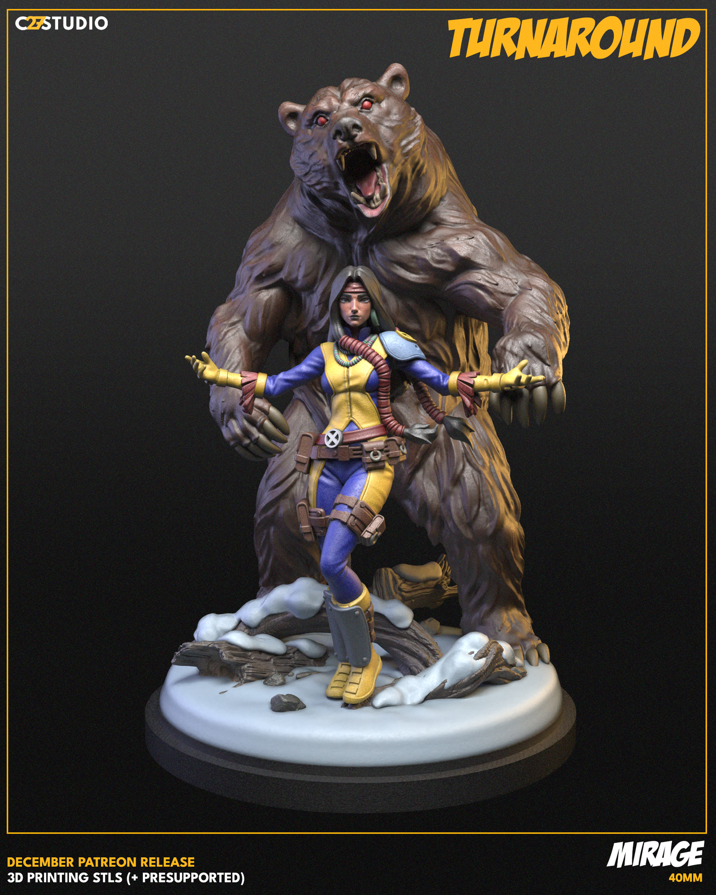 Mirage and Bear FanArt