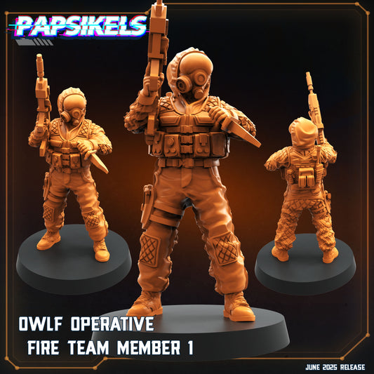 Owlf Operative Fire Teams Units