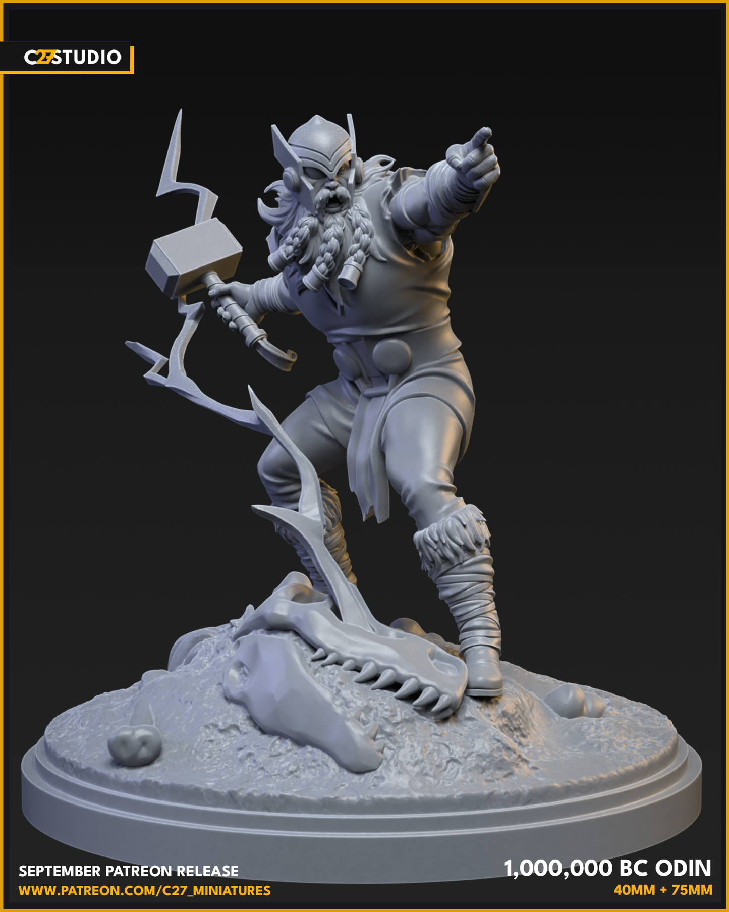 1000000 BC Odin FanArt