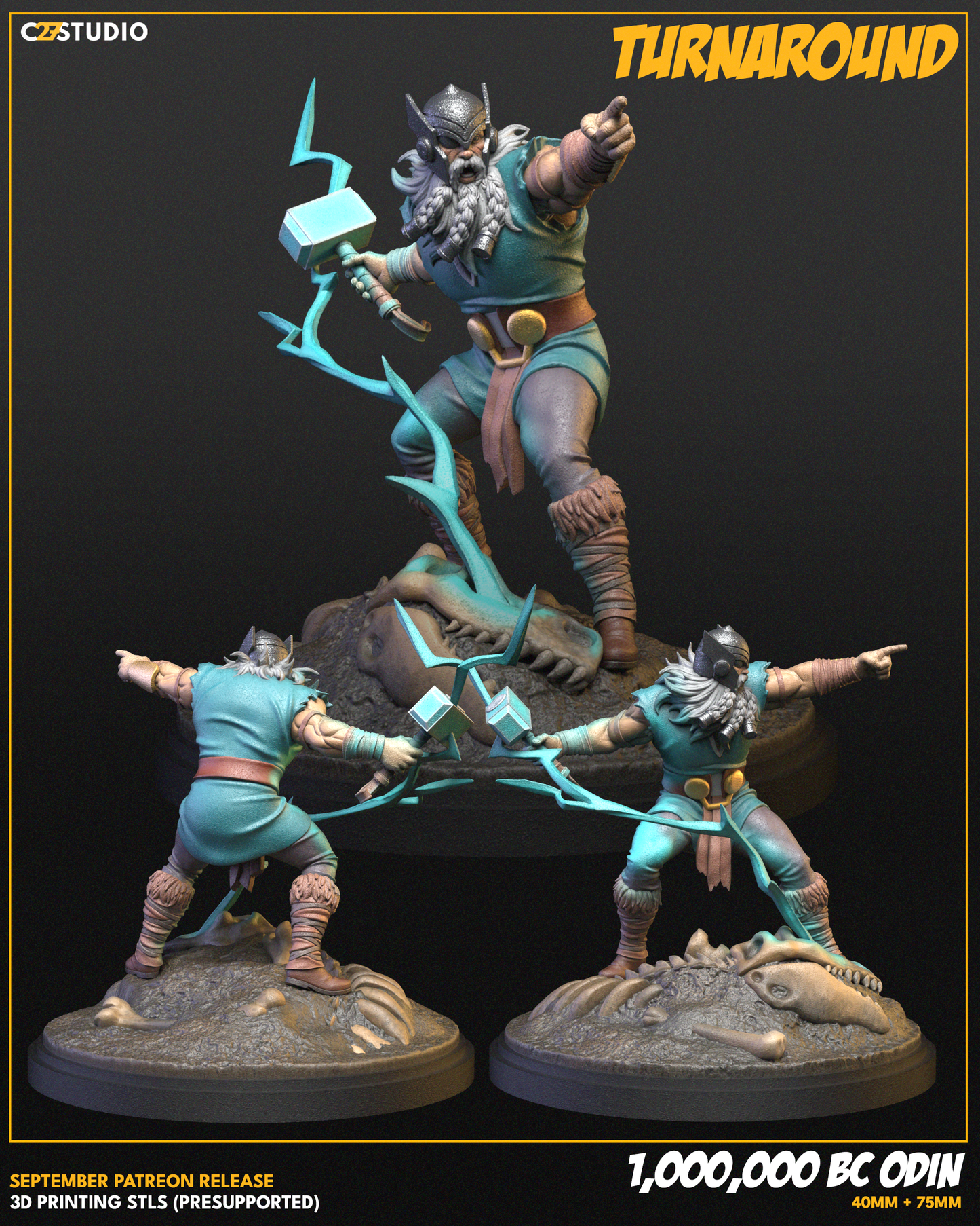 1000000 BC Odin FanArt