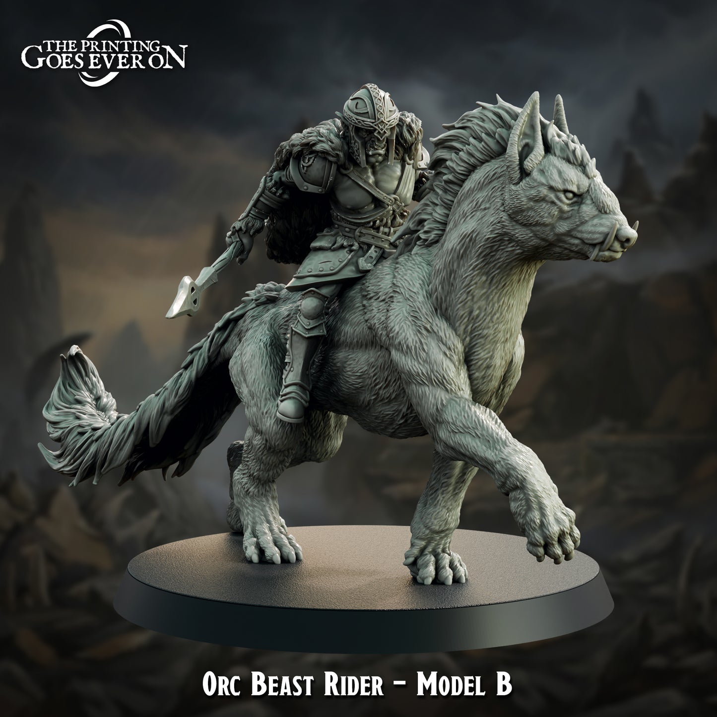 Orc Beast Rider (5 modelos)