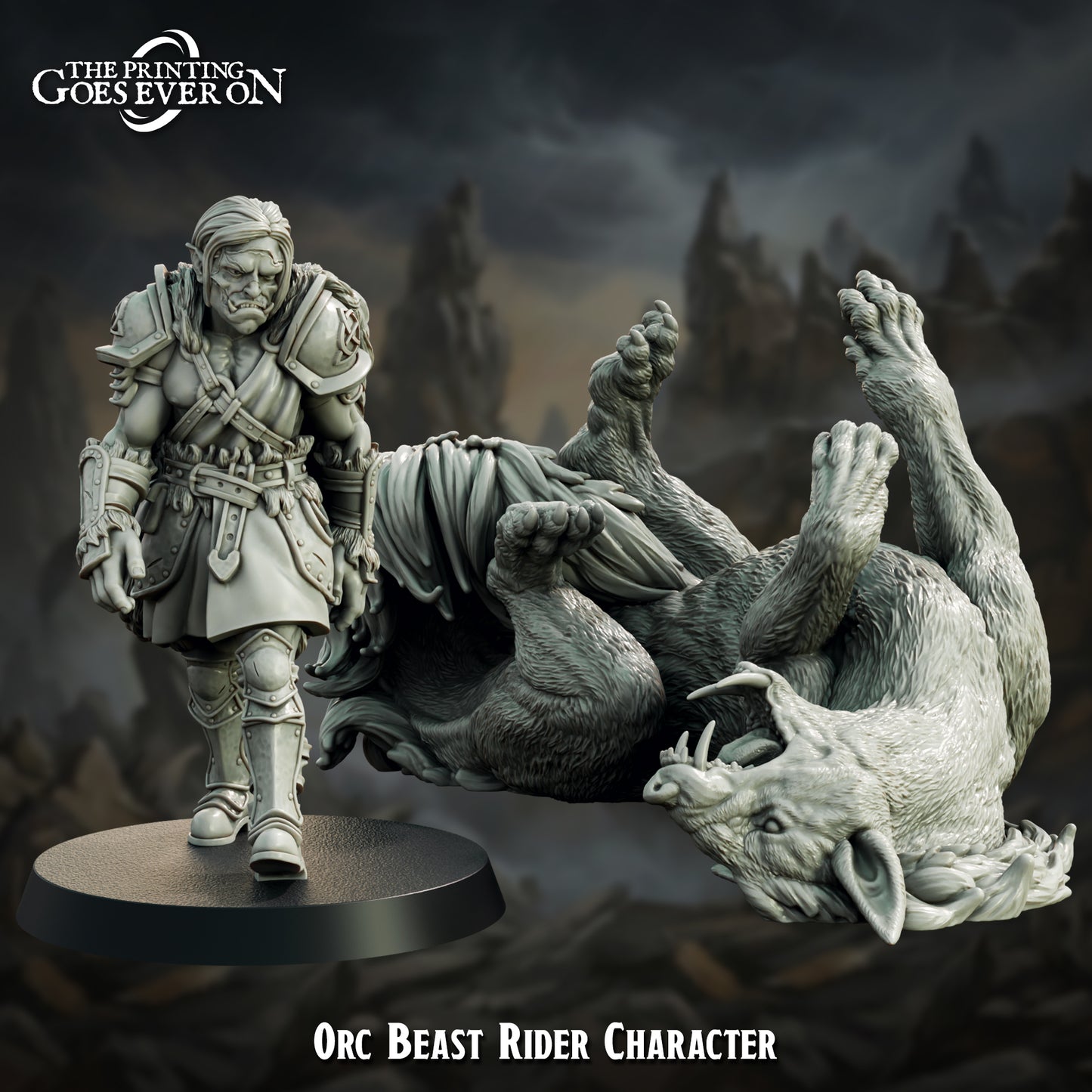 Orc Beast Rider Character