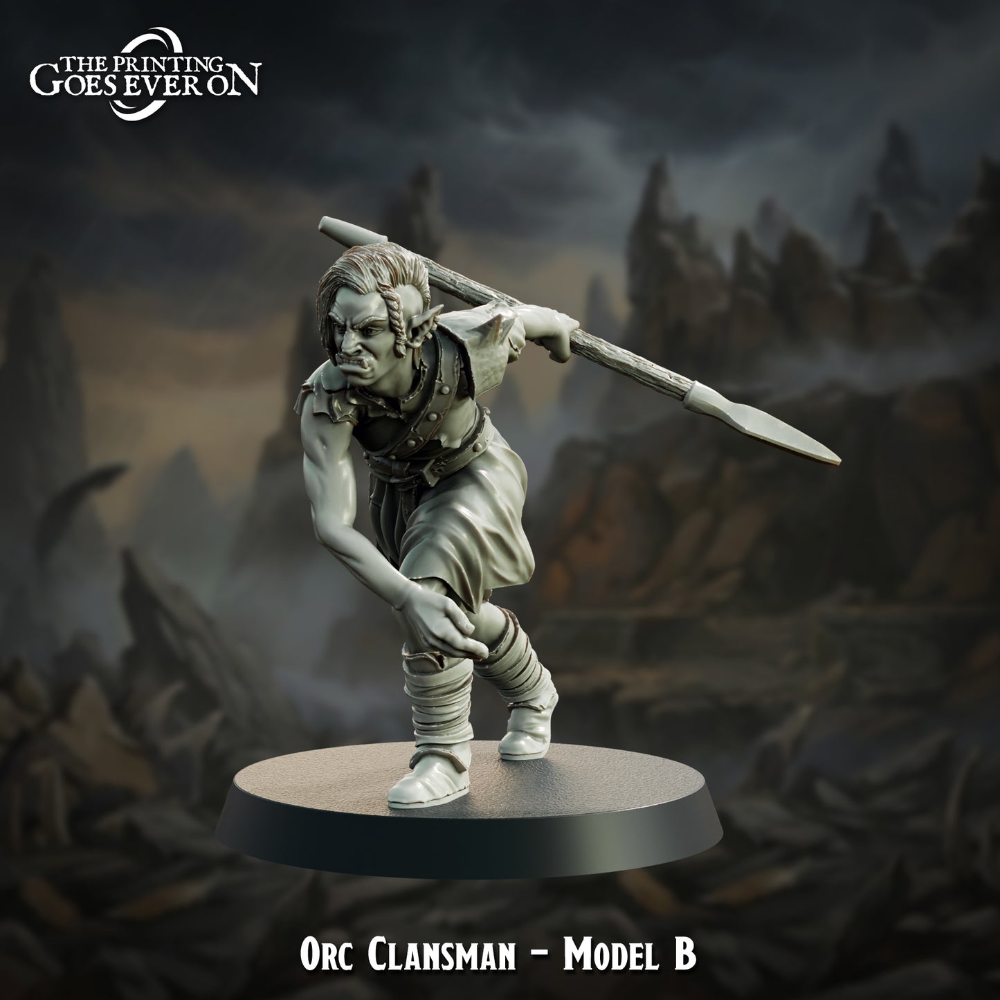 Infantry Unit. Orc Clansman