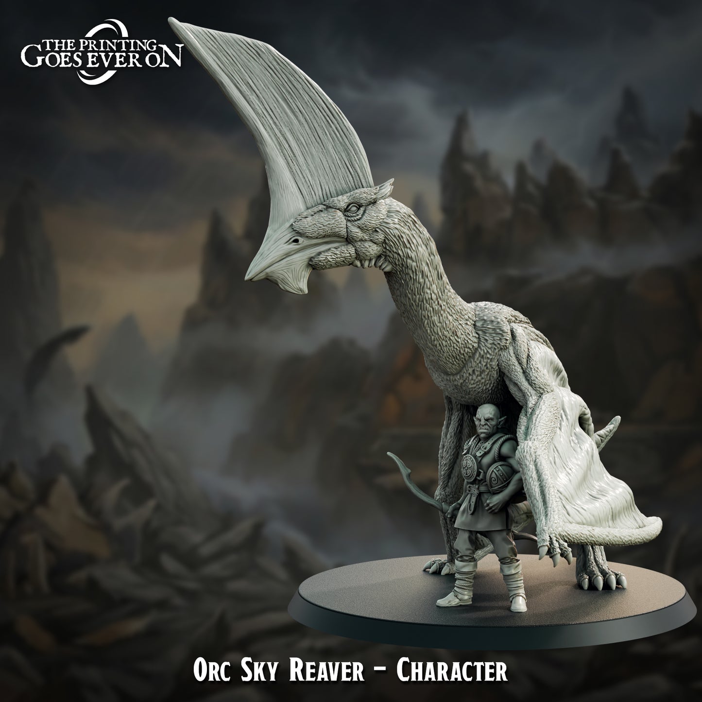 Orc Sky Reaver with Grimwing Companion - Character