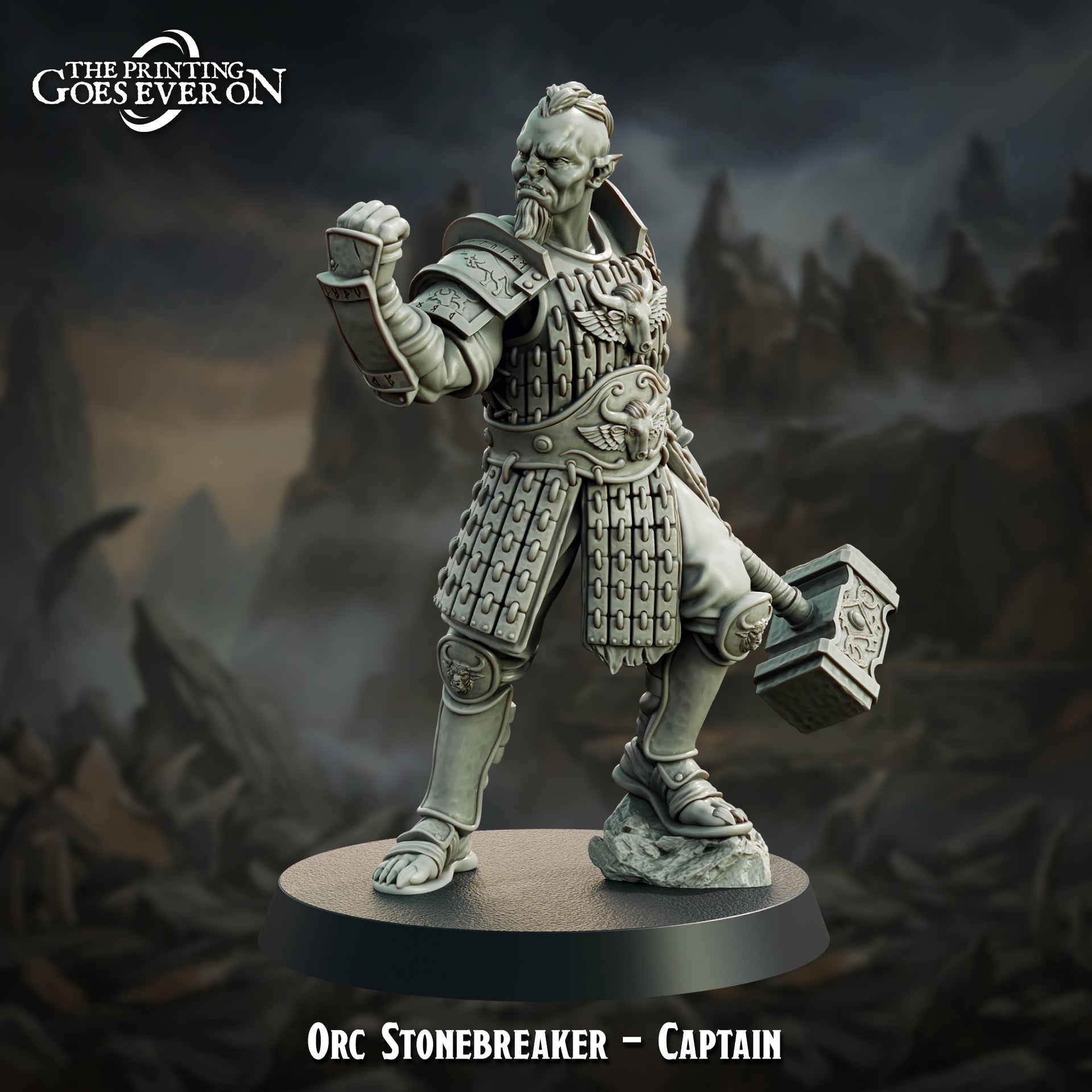 Elite Unit Orc Stonebreaker – 🏅 EboraMiniatures