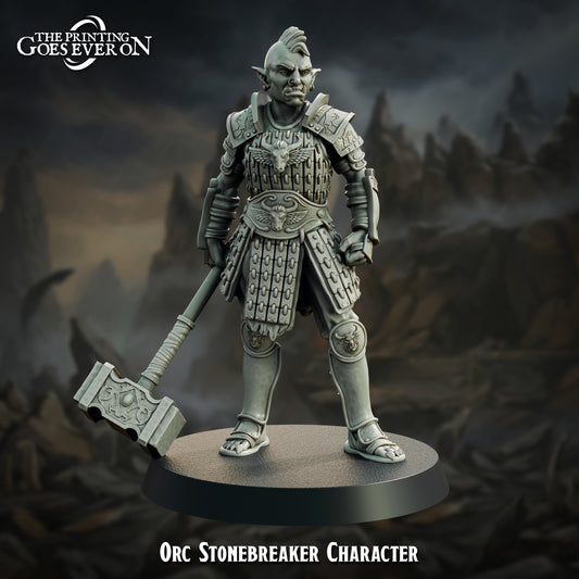 Orc Stonebreaker Character