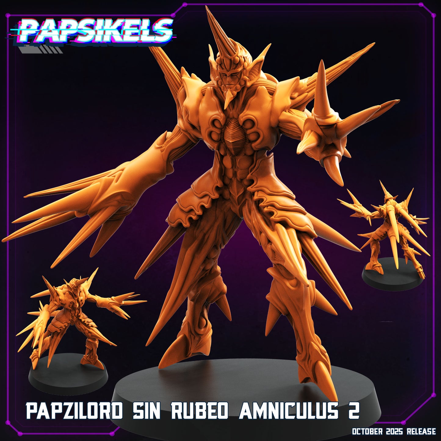 Papzilord Sin Rubeo Amniculus (3 modelos)