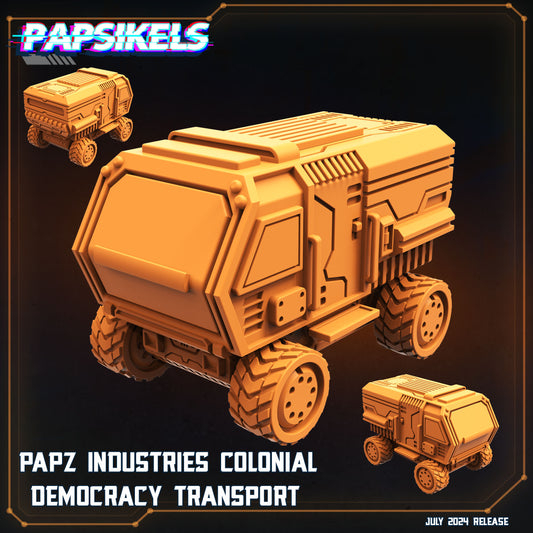 PAPZ Industries Kolonialtransport