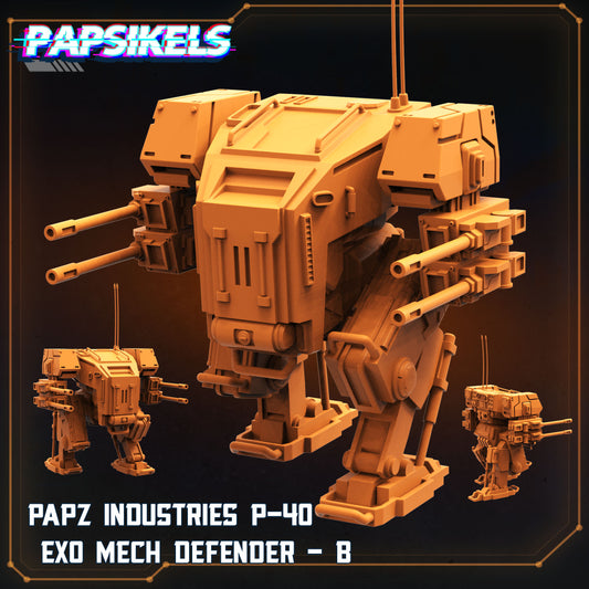 PAPZ Industries P 40 Exo Mech Defender B