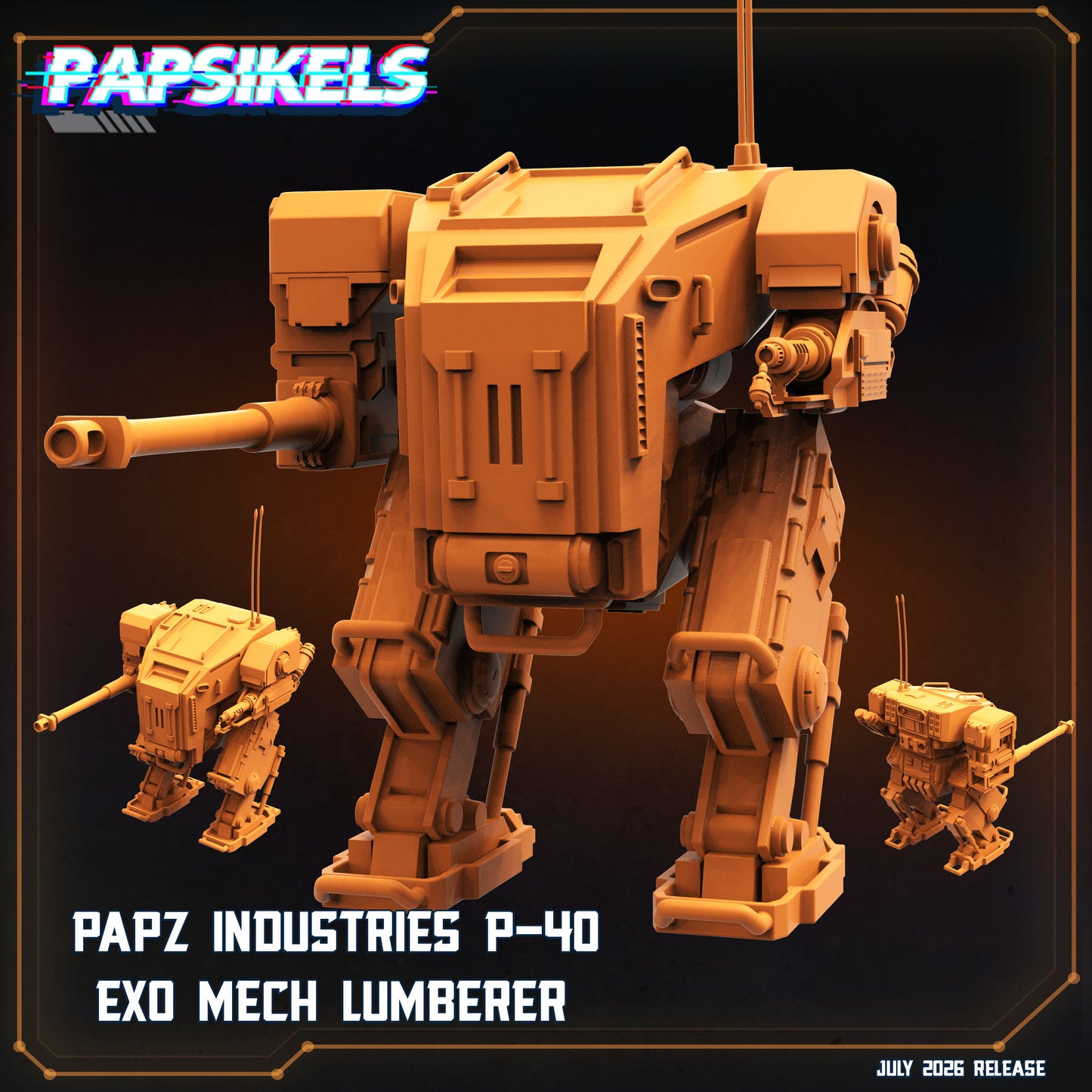 PAPZ Industries P40 Exo Mech (2 modelos)