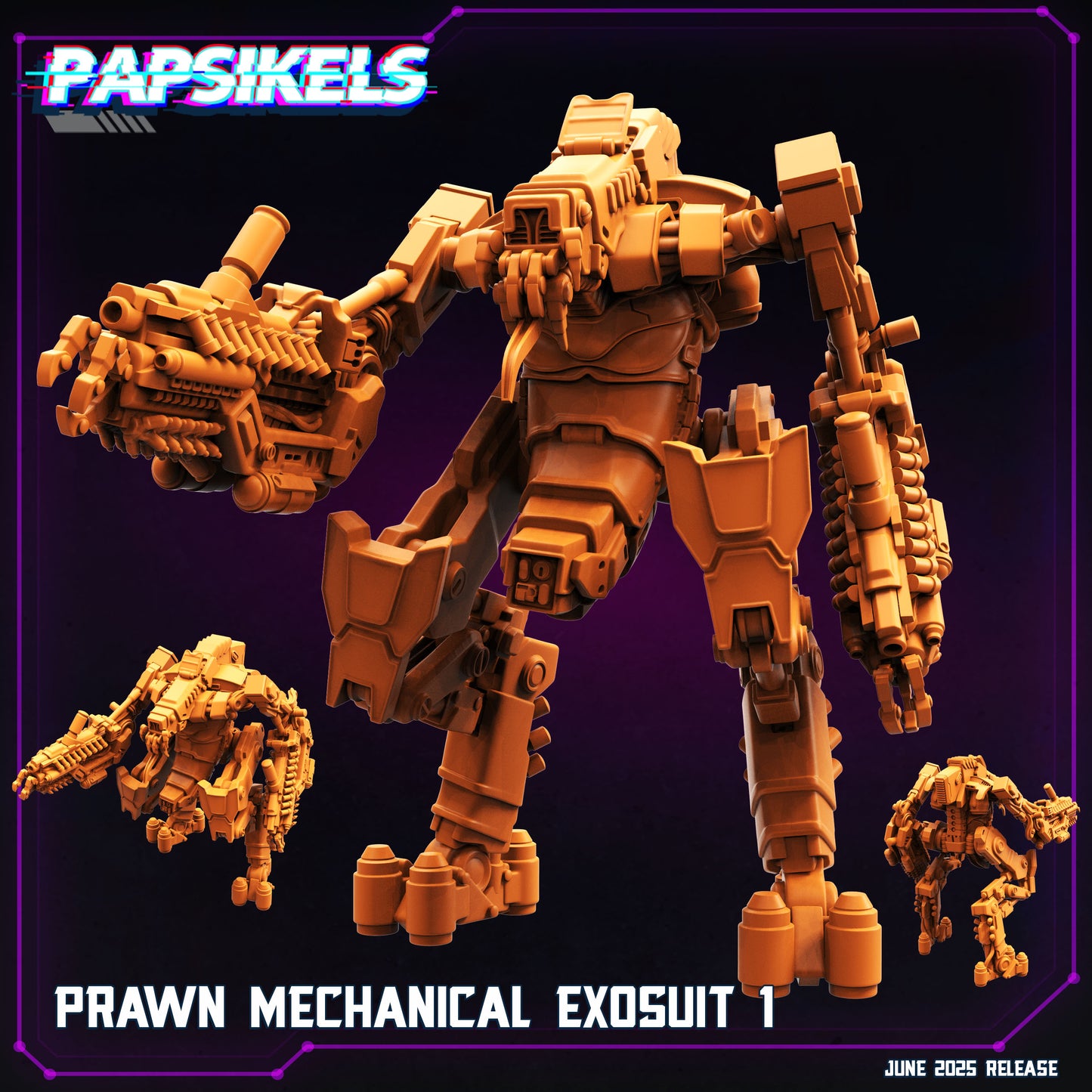 Prawn Mechanical Exosuit (3 modelos)