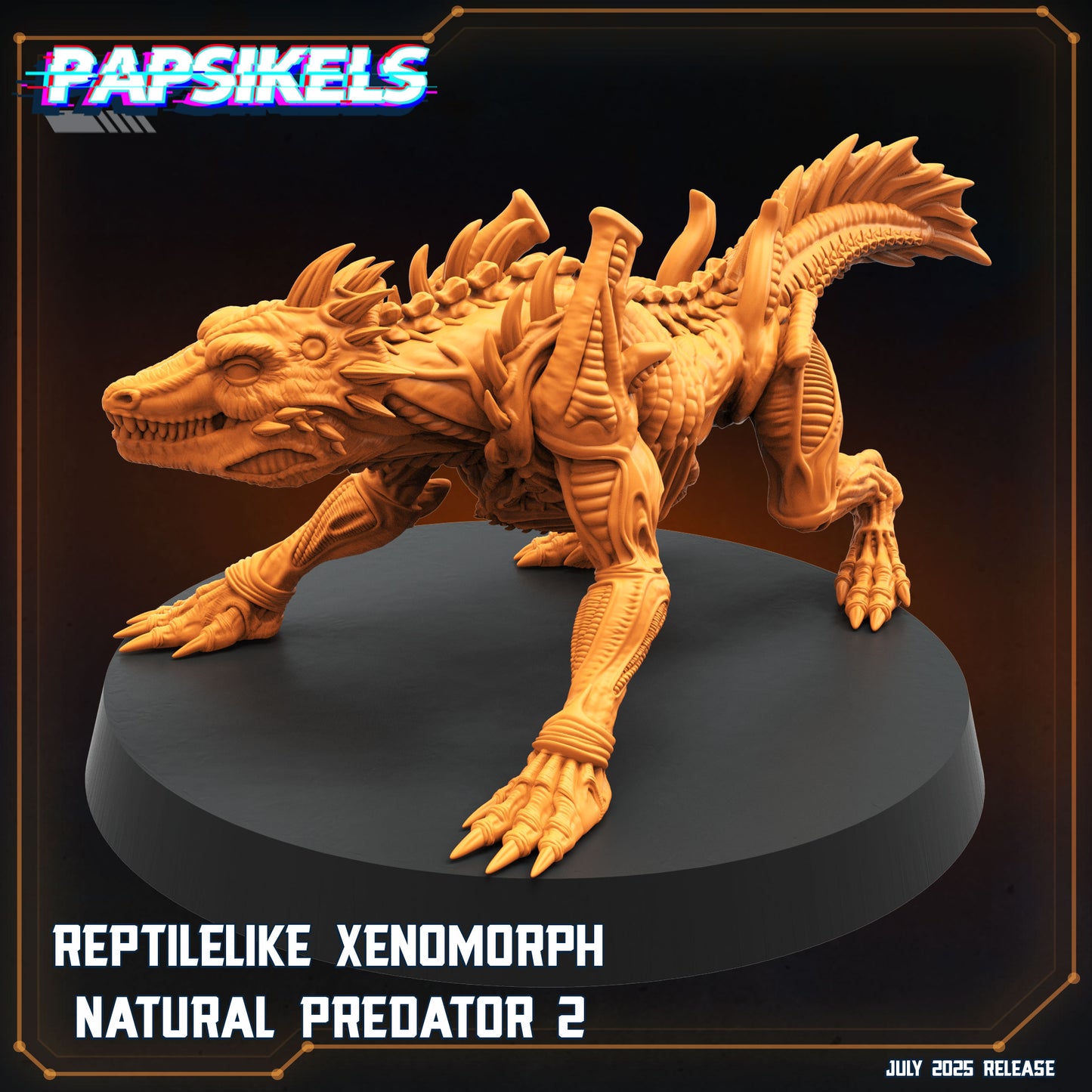 Reptilelike Xenomorph Natural Predator (7 modelos)