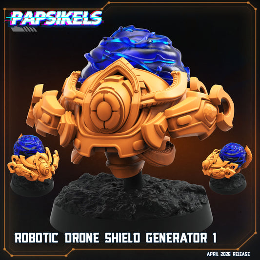 Robotic Drone Shield Generators (2 modelos)