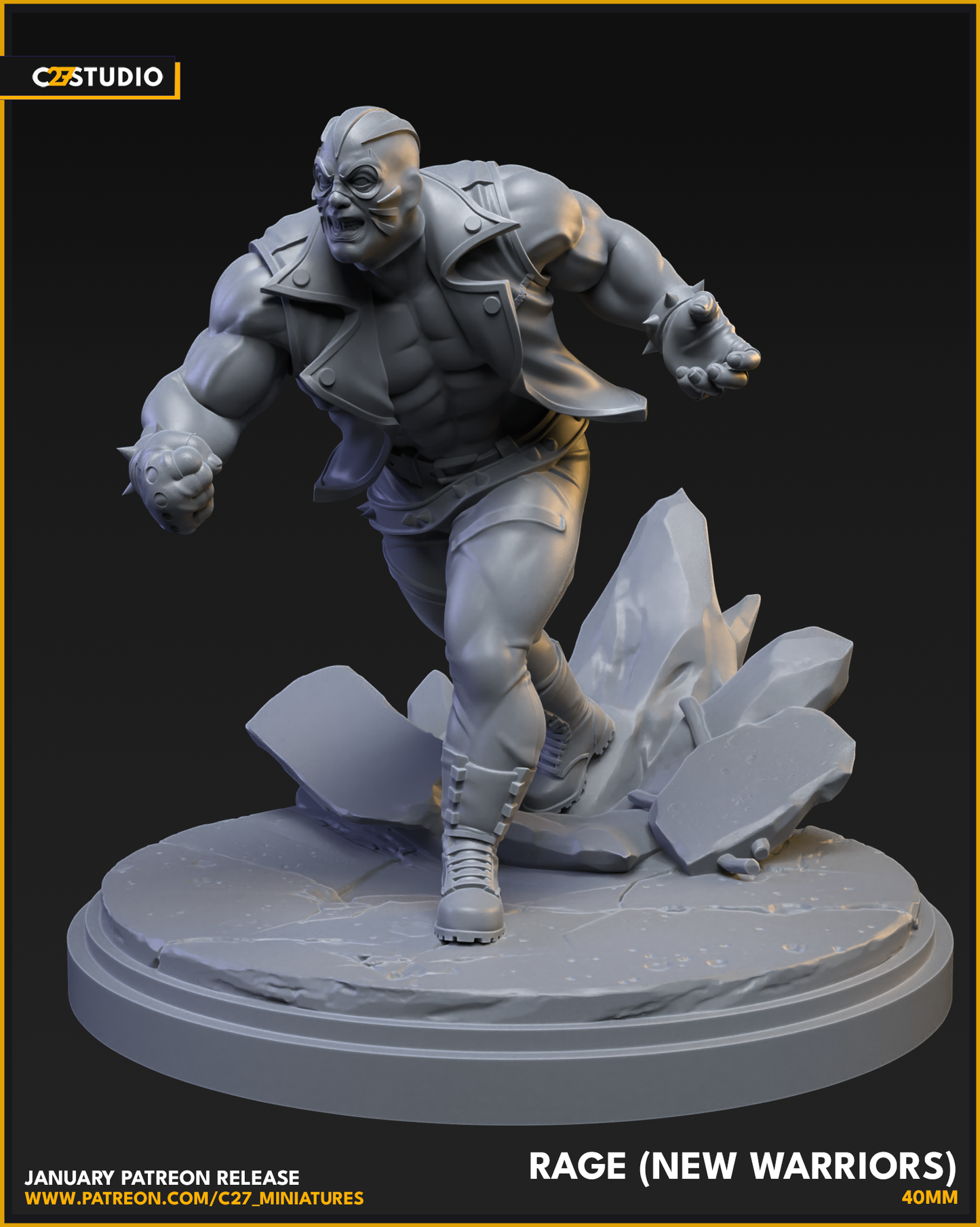 Rage (New Warriors) FanArt