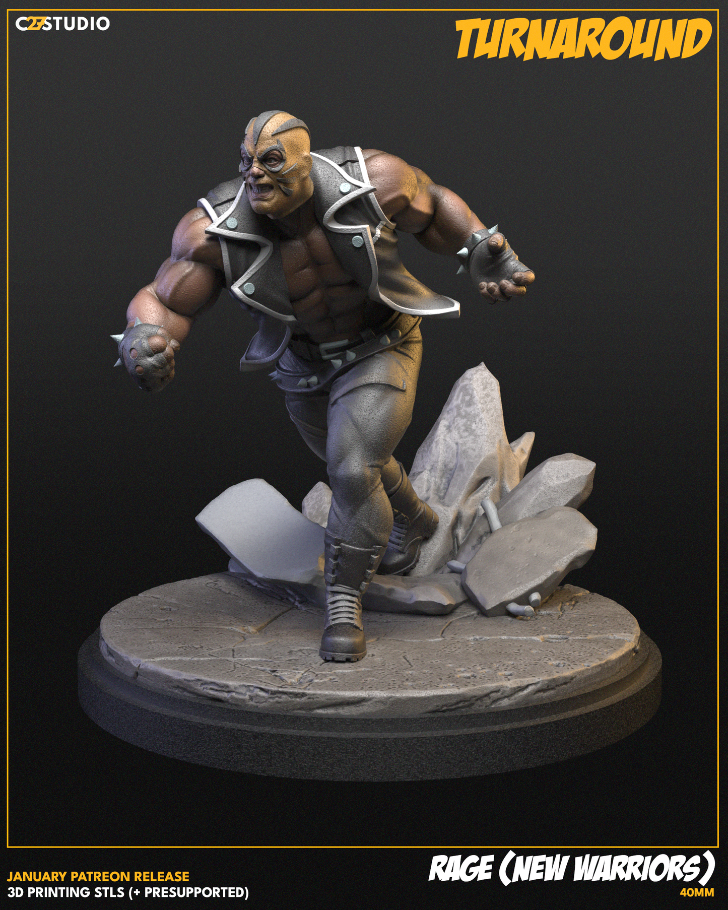 Rage (New Warriors) FanArt