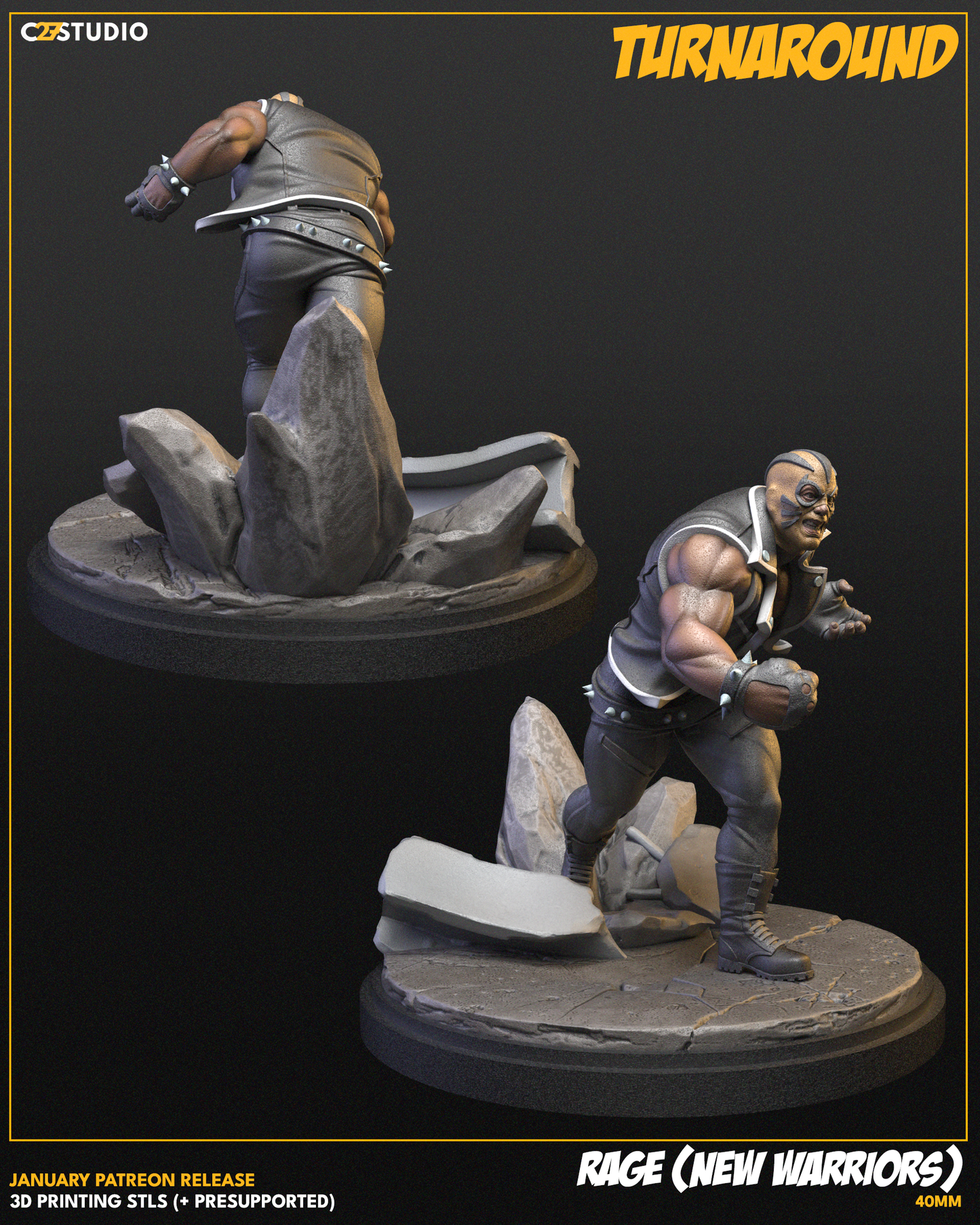 Rage (New Warriors) FanArt