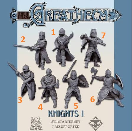 Greathelm Knights Heavy Armor Set 1 Red