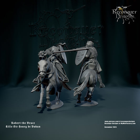 Robert the Bruce kills Sir Henry de Bohun