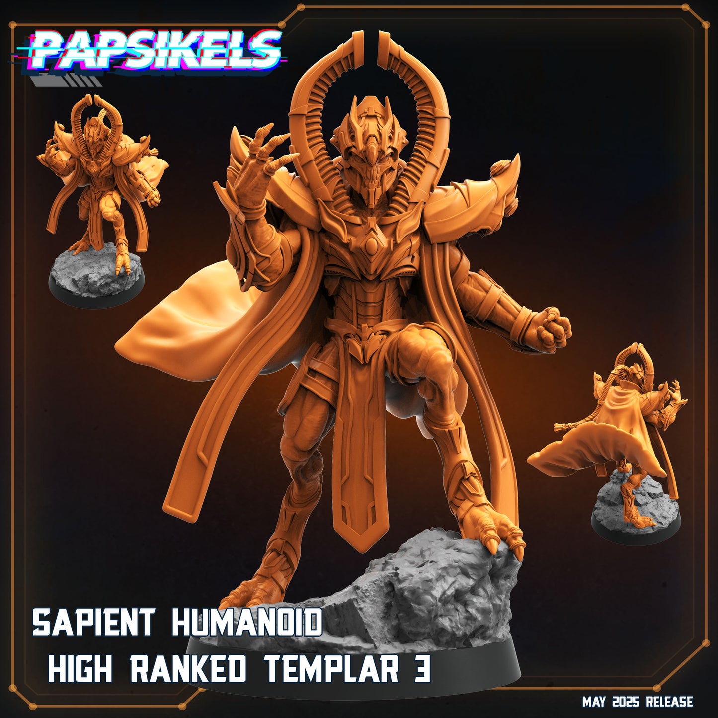 Sapient Humanoid High Ranked Templar (2 modelos)