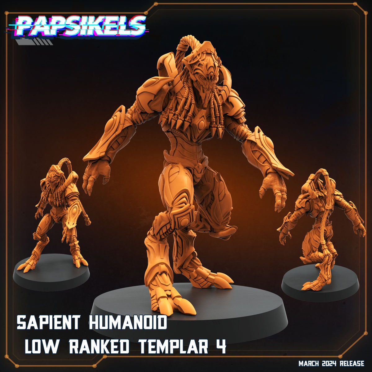 Sapient Raptor Sapient Humanoid Low Ranked Templar (8 models) β π
EboraMiniatures