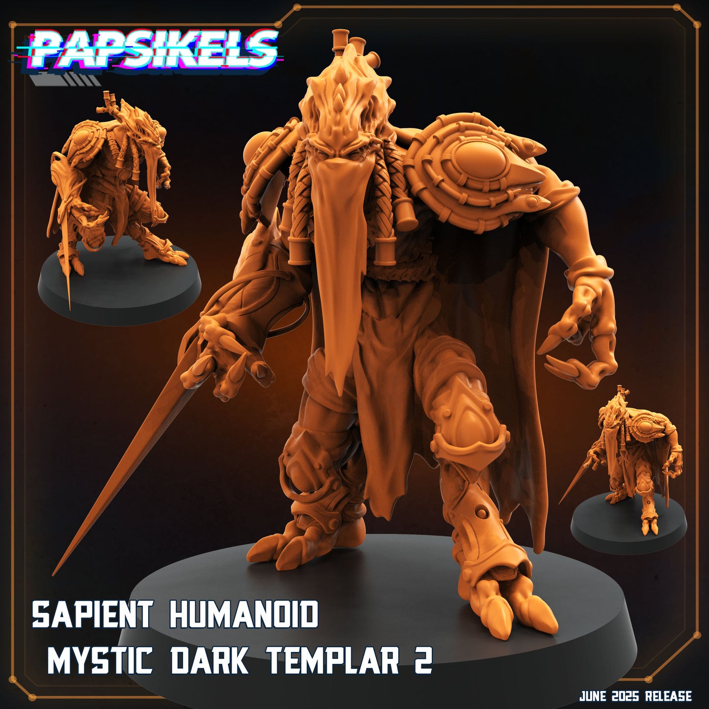 Sapient Humanoid Mystic Dark Templars (2 modelos)