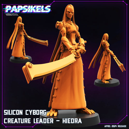 Silicon Cyborg Creature Leader Hiedra (2 variantes)