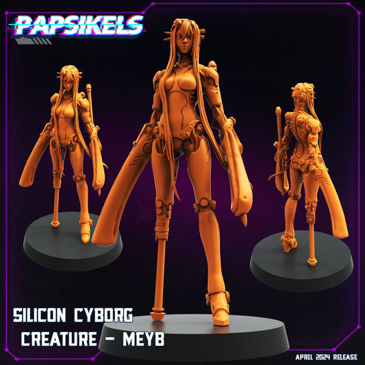 Silicon Cyborg Creature Meyb (2 variants)