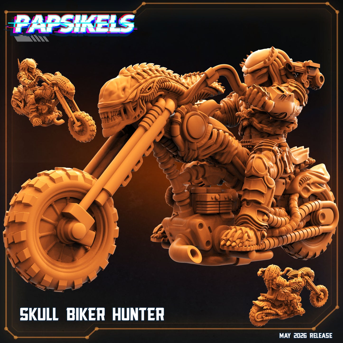 Skull Biker Hunter