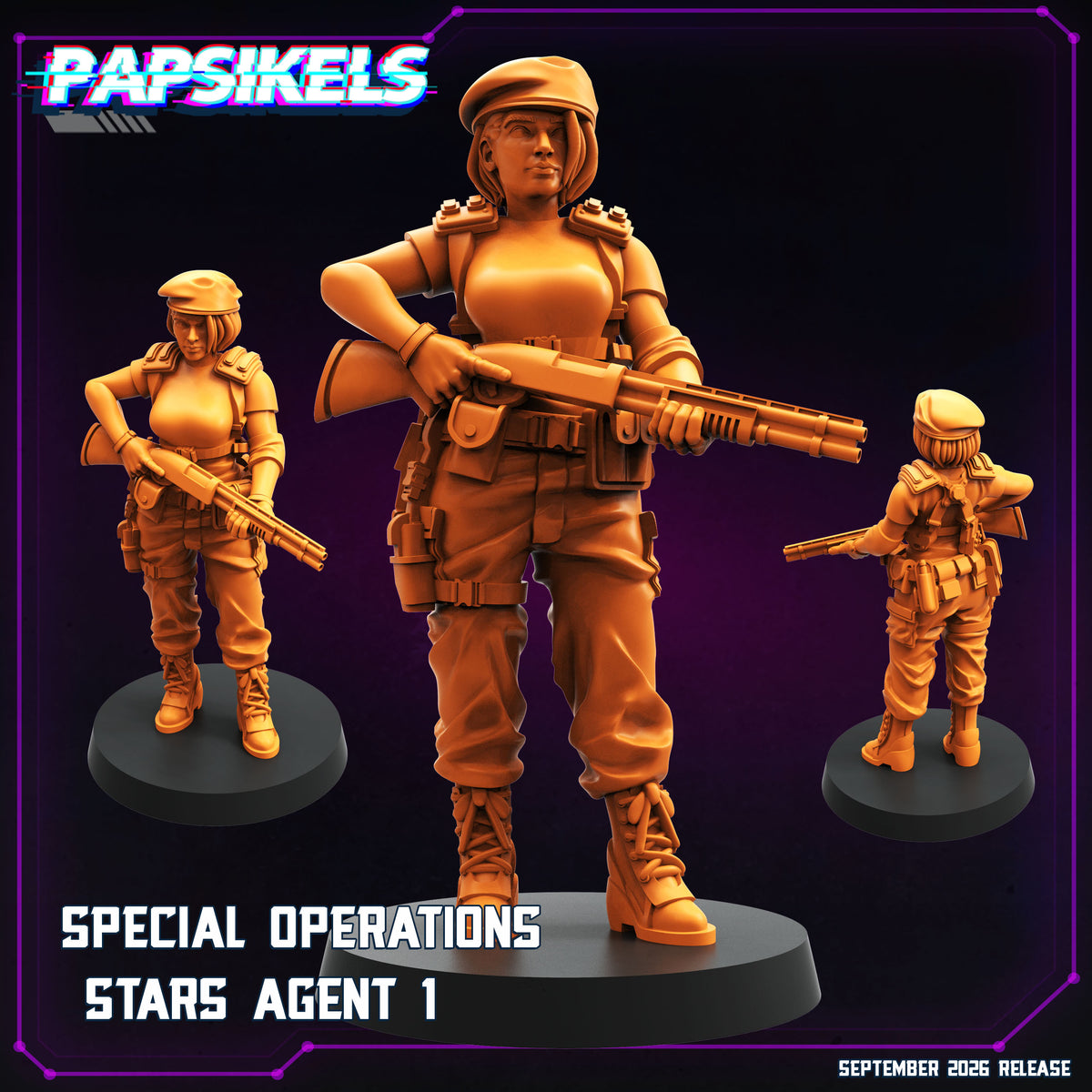 Special Operations Stars Agents (3 modelos)