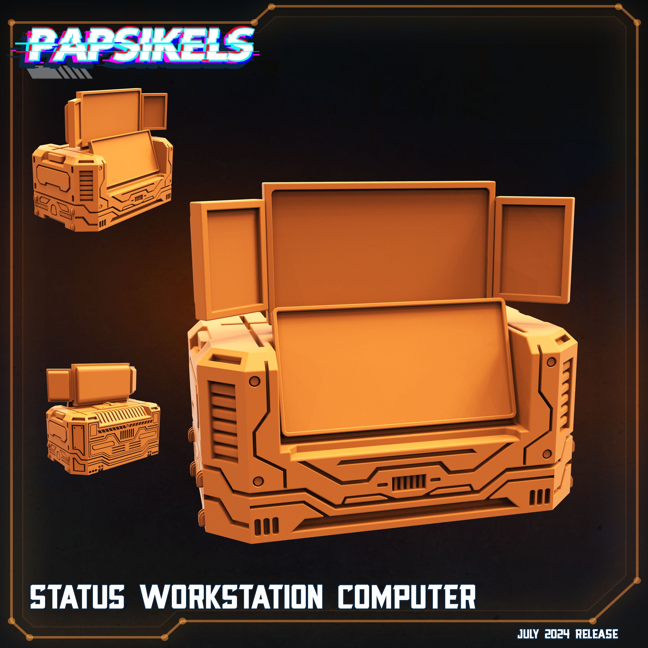 Computer Case Statues Status Workstation Computer – 🏅 EboraMiniatures