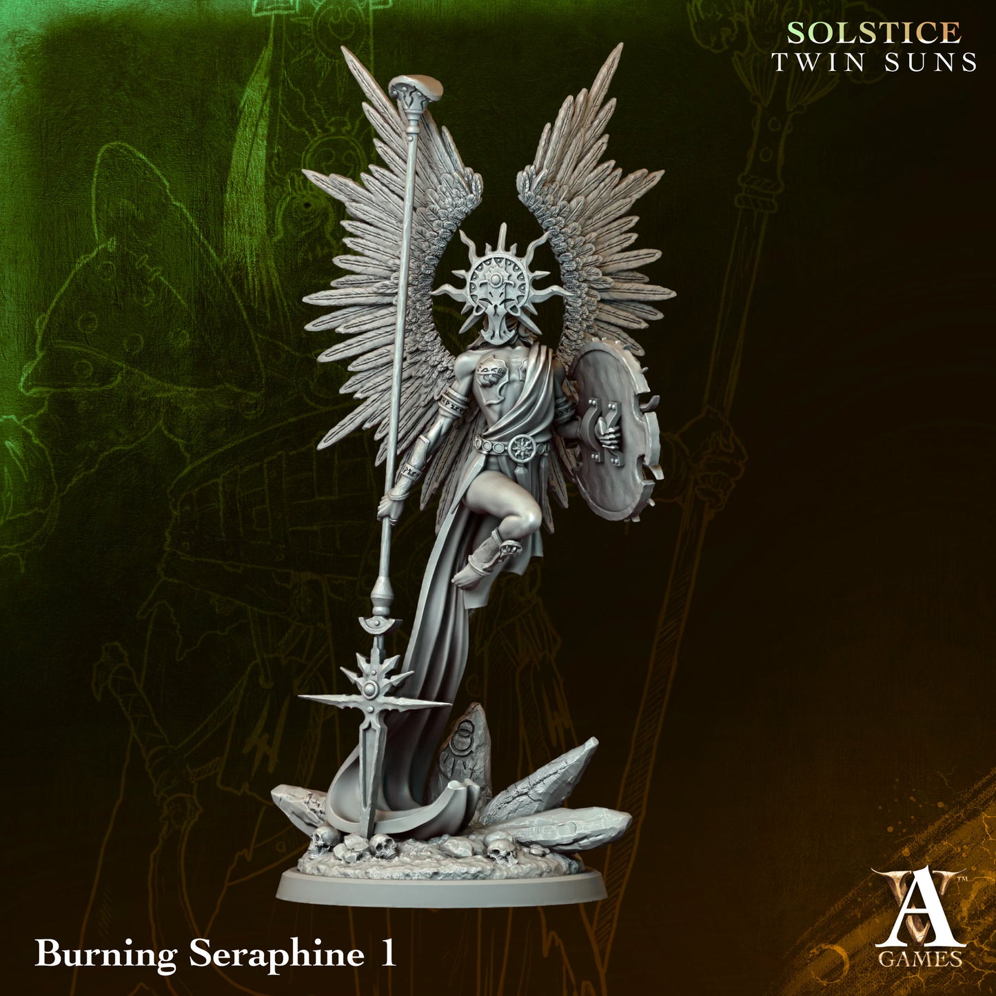 Burning Seraphine (4  modelos)